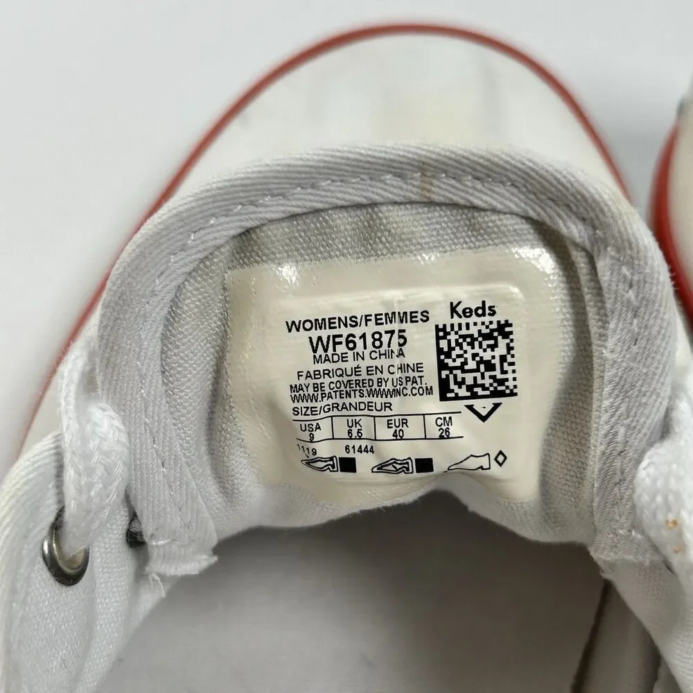 Keds Rainbow Sole Sneakers Tennis Shoes White Dream Foam Womens Size 9/ EUR 40 - Picture 10 of 11
